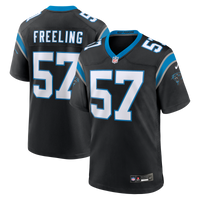 Carolina Panthers Monroe Freeling Nike Black 2026 NFL Draft First Round Pick No. 19 Team Game Jersey