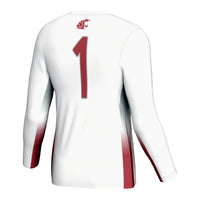 #1 Washington State Cougars GameDay Greats Lightweight Volleyball Jersey - White