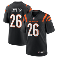 Cincinnati Bengals Ja'Sir Taylor Nike Black Team Game Jersey