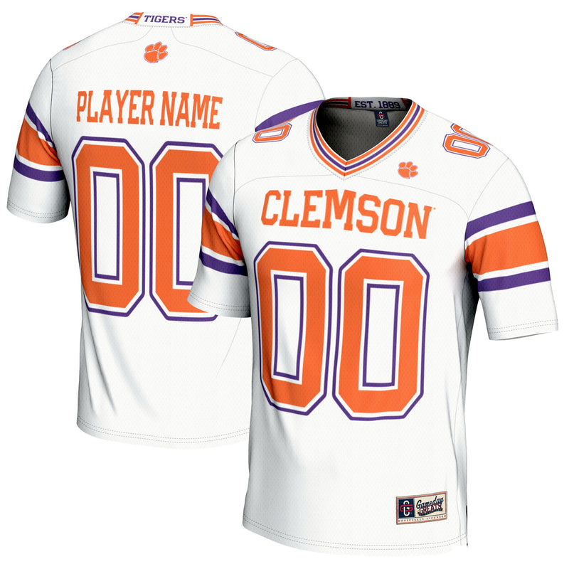 Clemson Tigers GameDay Greats NIL Pick-A-Player Football Jersey - White
