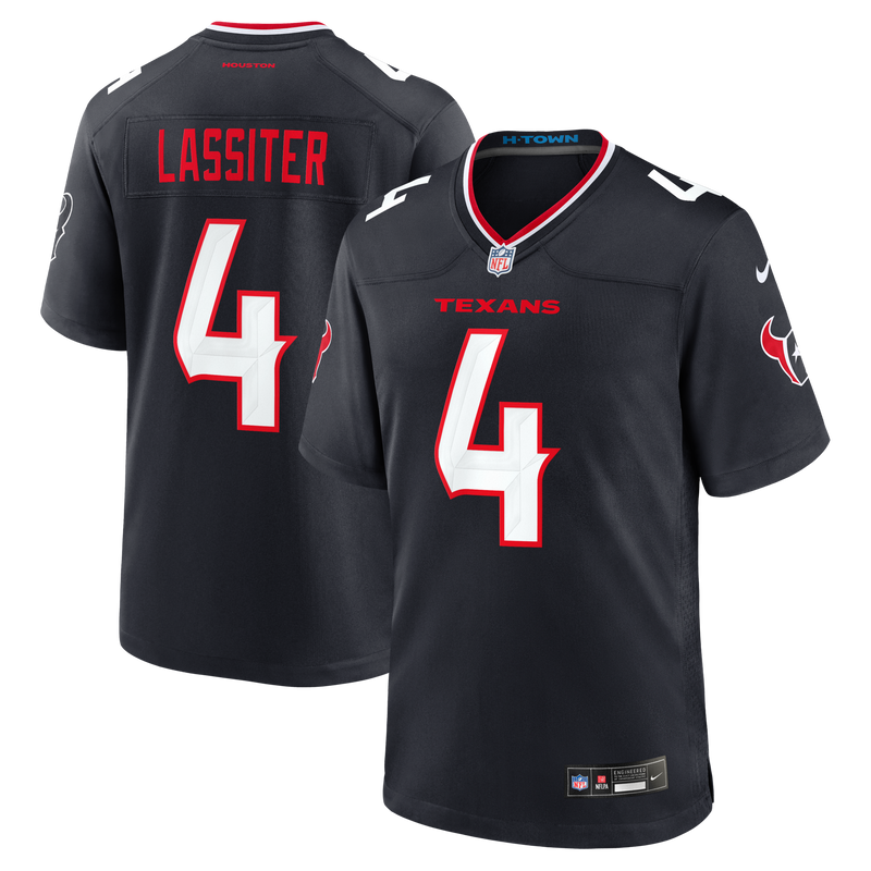 Houston Texans Kamari Lassiter Nike Navy Team Game Jersey