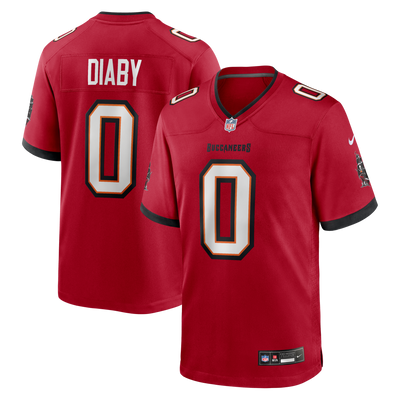Tampa Bay Buccaneers YaYa Diaby Nike Red Game Jersey