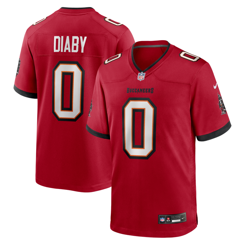 Tampa Bay Buccaneers YaYa Diaby Nike Red Game Jersey