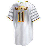 San Diego Padres Yu Darvish Nike White Home Replica Player Jersey