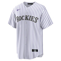 Colorado Rockies Nike White #1 Dad Home Replica Jersey