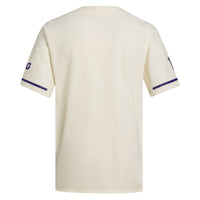 adidas Cream Washington Huskies Replica Baseball Jersey