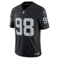 Las Vegas Raiders Maxx Crosby Nike Black Vapor F.U.S.E. Limited Jersey