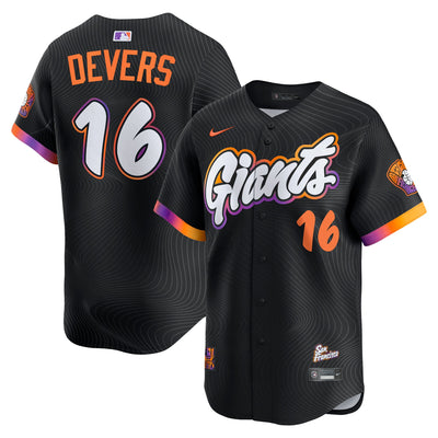San Francisco Giants Rafael Devers Nike Black 2025 City Connect Limited Player Jersey