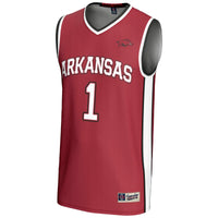 #1 Arkansas Razorbacks GameDay Greats Lightweight Basketball Jersey - Cardinal