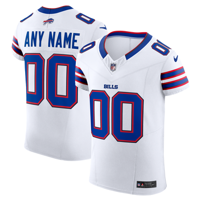 Buffalo Bills Nike White Vapor F.U.S.E. Elite Custom Jersey