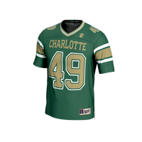 #49 Charlotte 49ers GameDay Greats Lightweight Football Fashion Jersey - Green