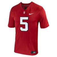 Nike Christian McCaffrey Cardinal Stanford Cardinal Player Game Jersey