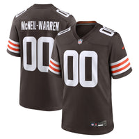 Cleveland Browns Emmanuel McNeil-Warren Nike Brown Game Jersey