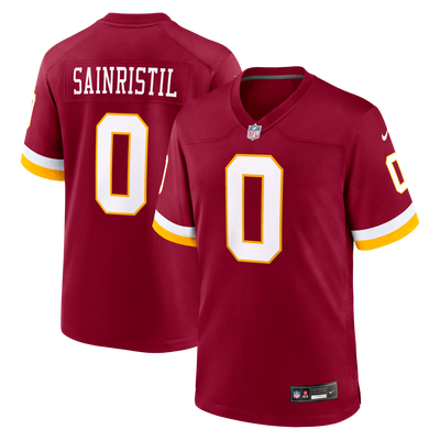 Washington Commanders Mike Sainristil Nike Burgundy Game Jersey