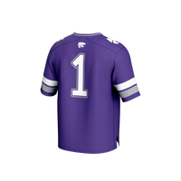GameDay Greats #1 Purple Kansas State Wildcats Lightweight Collegiate Football Fashion Jersey