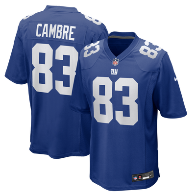 New York Giants Dalen Cambre Nike Royal Team Game Jersey