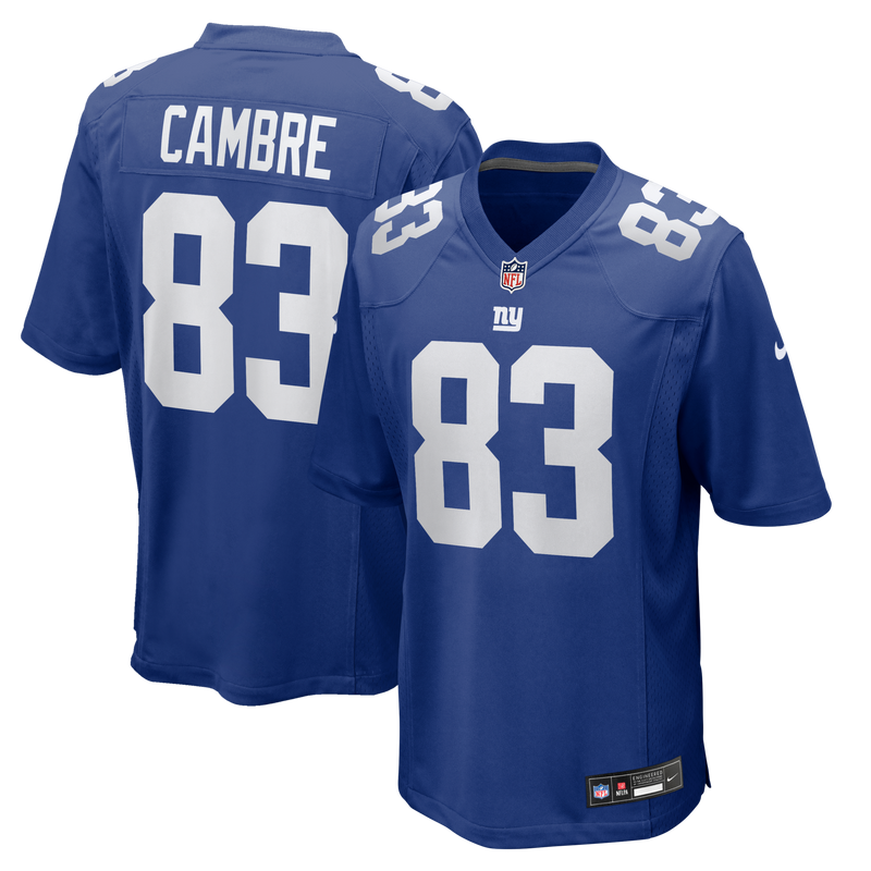 New York Giants Dalen Cambre Nike Royal Team Game Jersey