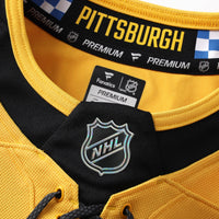 Pittsburgh Penguins Fanatics Gold Alternate Premium Custom Jersey