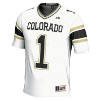 #1 Colorado Buffaloes GameDay Greats Endzone Football Jersey - White