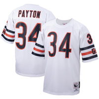 Chicago Bears 1985 Walter Payton Mitchell & Ness White Authentic Throwback Retired Player Jersey
