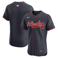 Atlanta Braves Nike Navy Alternate Elite Jersey