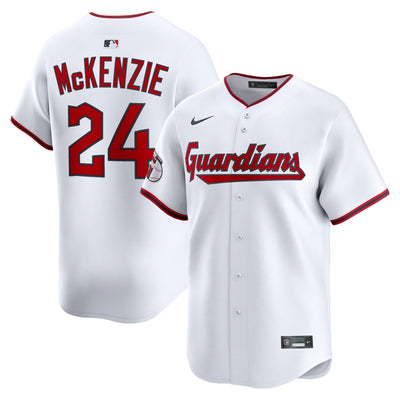 Cleveland Guardians Triston McKenzie Nike White Home Limited Player Jersey