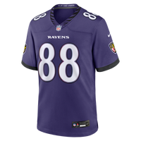 Baltimore Ravens Matthew Hibner Nike Purple Team Game Jersey