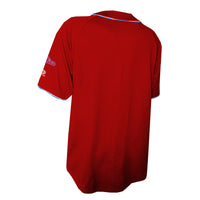 Philadelphia Phillies Stitches Red Team Color Full-Button Fashion Jersey