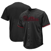 Philadelphia Phillies Profile Black Big & Tall Pop Fashion Jersey