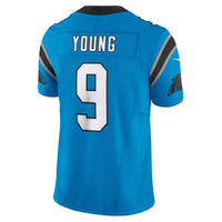 Carolina Panthers Bryce Young Nike Blue Vapor F.U.S.E. Limited Jersey