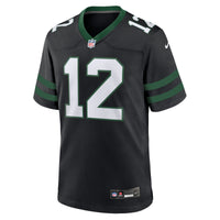 New York Jets Joe Namath Nike Legacy Black Alternate Retired Player Game Jersey