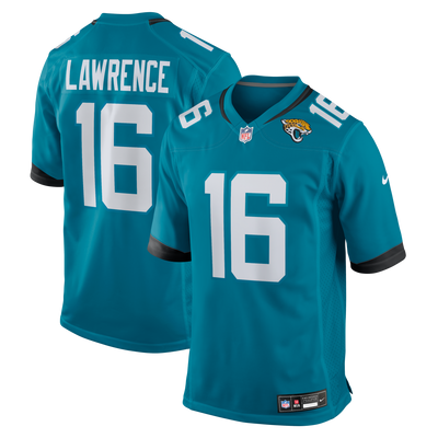 Jacksonville Jaguars Trevor Lawrence Nike Teal Game Jersey