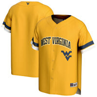 West Virginia Mountaineers GameDay Greats Spirit Baseball Jersey - Gold