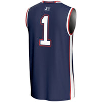 #1 Jackson State Tigers GameDay Greats Lightweight Basketball Jersey - Navy