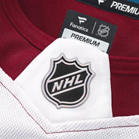 Colorado Avalanche Nathan MacKinnon Fanatics White Away Premium Jersey