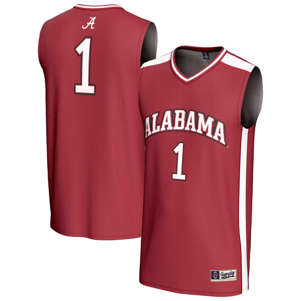 #1 Alabama Crimson Tide GameDay Greats Lightweight Basketball Fashion Jersey - Crimson