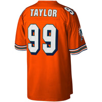 Miami Dolphins Jason Taylor Mitchell & Ness Orange Big & Tall 2004 Retired Player Replica Jersey