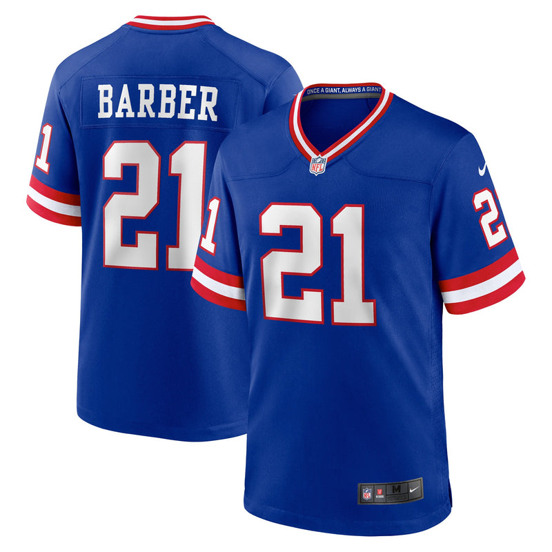 New York Giants Tiki Barber Nike Royal Retired Player Alternate Game Jersey