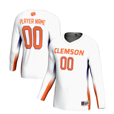 Clemson Tigers GameDay Greats NIL Lightweight Volleyball Jersey - White