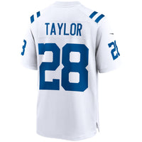 Indianapolis Colts Jonathan Taylor Nike White Game Jersey