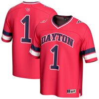 #1 Dayton Flyers GameDay Greats Lightweight Collegiate Football Fashion Jersey - Red
