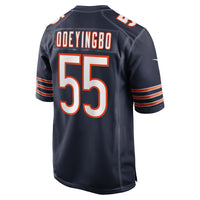 Chicago Bears Dayo Odeyingbo Nike Navy Team Game Jersey