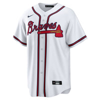 Atlanta Braves Nike White #1 Dad Home Replica Jersey
