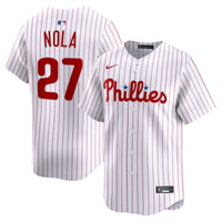 Philadelphia Phillies Aaron Nola Nike White Home Limited Player Jersey
