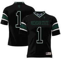 #1 Michigan State Spartans GameDay Greats Endzone Football Jersey - Black
