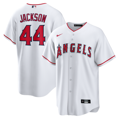 Los Angeles Angels Reggie Jackson Nike White Home Retired Player Replica Jersey