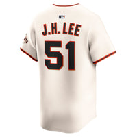 San Francisco Giants Jung Hoo Lee Nike Cream Home Limited Player Jersey