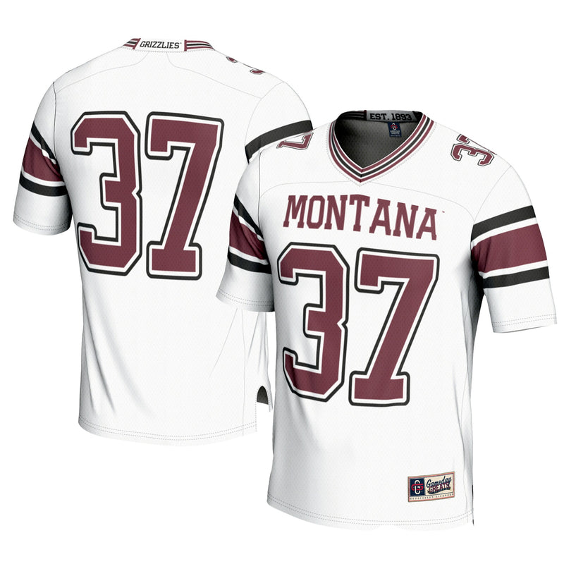 #37 Montana Grizzlies GameDay Greats Football Jersey - White