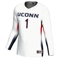 #1 UConn Huskies GameDay Greats Lightweight Volleyball Jersey - White