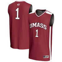 #1 UMass Minutemen GameDay Greats Lightweight Basketball Fashion Jersey - Maroon